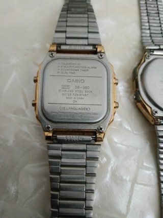 Reloj Casio Dorado Digital