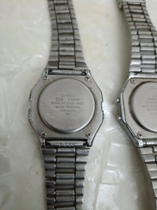 Reloj Casio Digital Plata y Negro