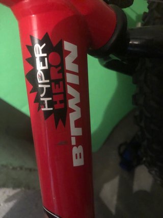 Bicicleta Infantil Roja hyper hero BTWIN Decathlon