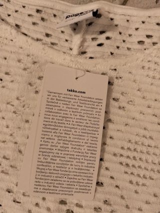 Maglia bambina traforata 12-14 anni
