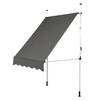 Toldo retráctil balcón 150cm gris