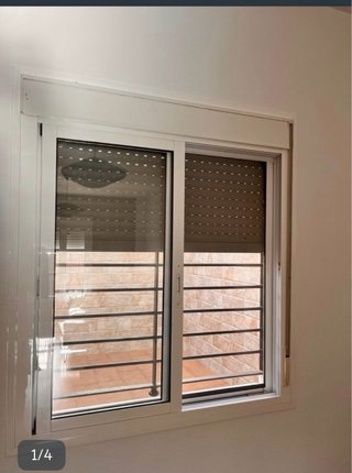 Ventanas de aluminio blanco