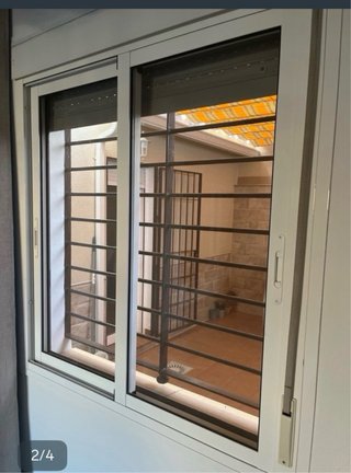 Ventanas de aluminio blanco