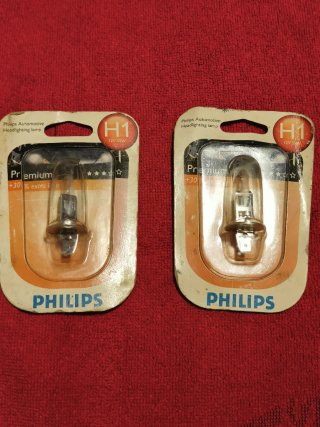 Bombilla alógenas Philips H1 12V 55W
