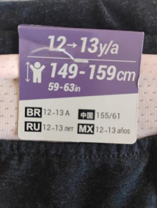 Lote 2 pantalones cortos deporte T.12/14