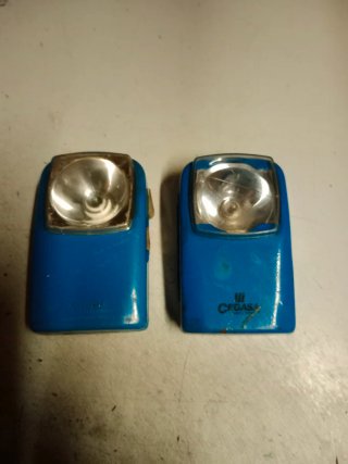 2 Linternas Antiguas CEGASA Azules