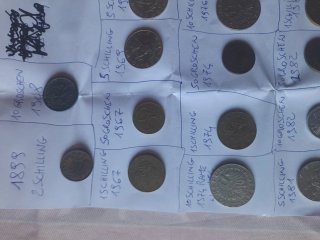 Austria 39 monete varie annate