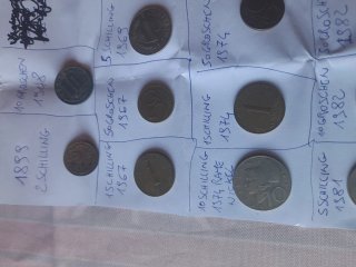 Austria 39 monete varie annate
