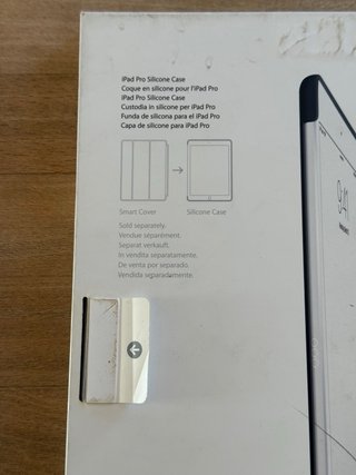 Apple iPad Pro 9.7 Custodia Silicone color Grigio
