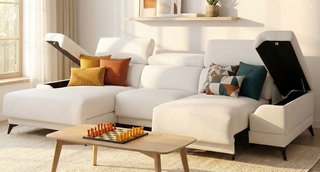 Sofá con chaise longue Urban.