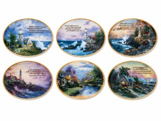 Lotto 11 Piatti Decorativi Thomas Kinkade