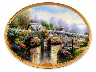 Lotto 11 Piatti Decorativi Thomas Kinkade