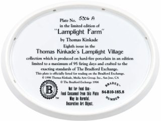 Lotto 11 Piatti Decorativi Thomas Kinkade