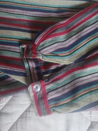 Blusa griega rayas multicolor