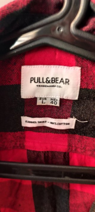 4 Camisas Pull&Bear Invierno Talla L