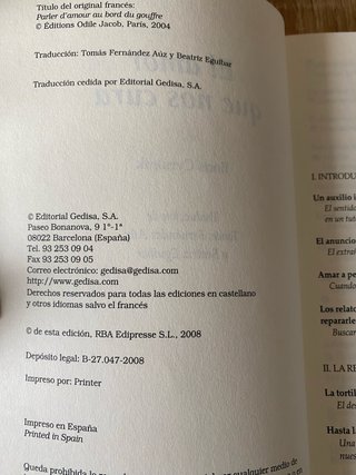Libro El amor que nos cura