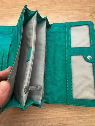 Monedero Kipling verde