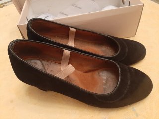 Zapatos planos negros