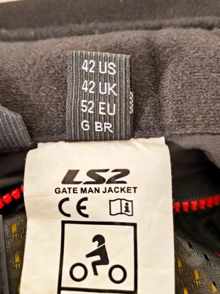 Traje Moto Cordura LS2 Talla 42 + Espaldera