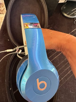 Beats Cascos Azul y Blanco