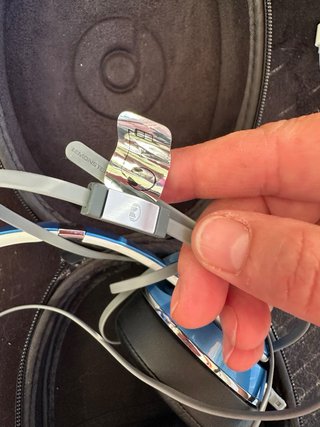 Beats Cascos Azul y Blanco
