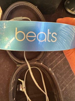 Beats Cascos Azul y Blanco