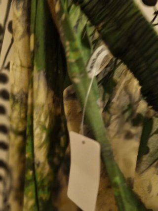 Pantaloni batik beige e verdi
