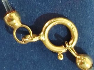 Gargantilla Oro 18K Negra