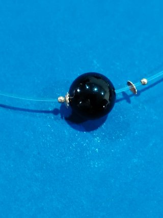 Gargantilla Oro 18K Negra