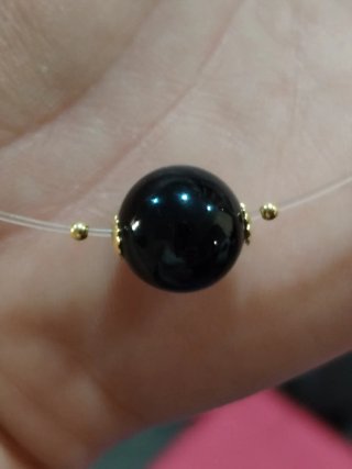 Gargantilla Oro 18K Negra