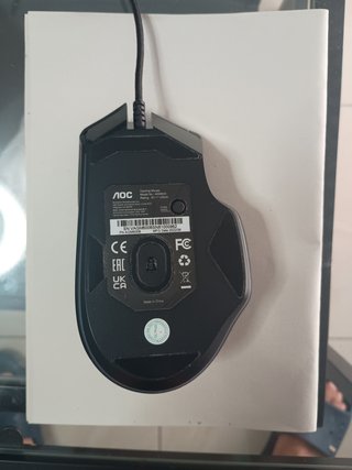Ratón Gaming AOC AGM600B Negro