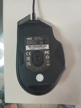 Ratón Gaming AOC AGM600B Negro