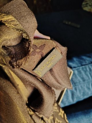 Sciarpa Louis Vuitton Marrone