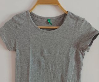 Benetton Vestido gris Talla 10-11 años