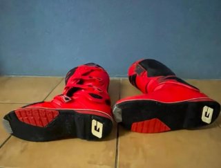Botas Motocross Rojas Talla 43