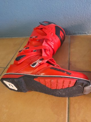 Botas Motocross Rojas Talla 43