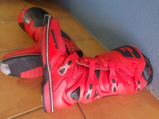 Botas Motocross Rojas Talla 43