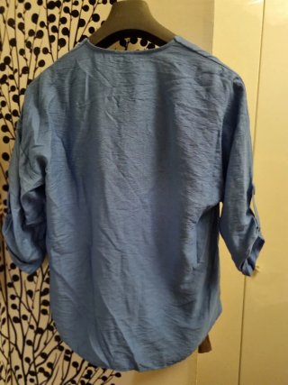 Camicia ZUKKI viscosa blu