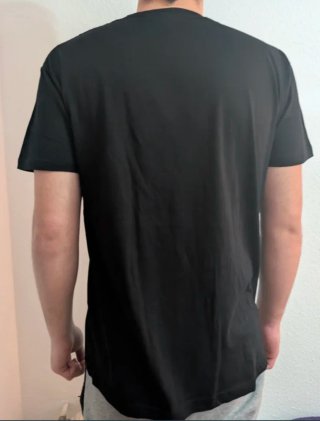 CAMISETA NEGRA - LOS ZIGARROS - TALLA XL y más...