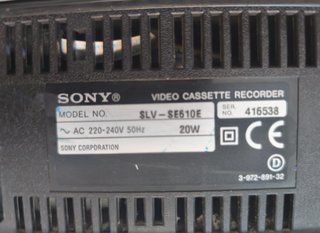 Reproductor vídeo VHS - Sony