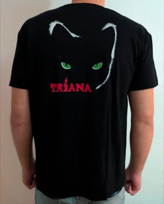 CAMISETA NEGRA - TRIANA - TALLA XL y más...