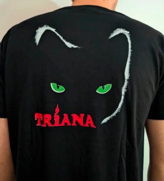 CAMISETA NEGRA - TRIANA - TALLA XL y más...