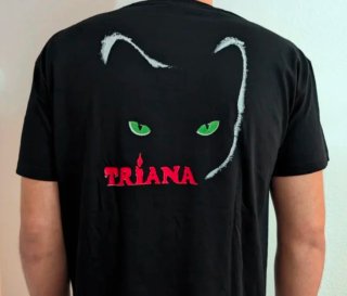 CAMISETA NEGRA - TRIANA - TALLA XL y más...