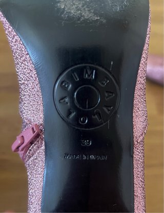 Botines Bimba y Lola Rosa Purpurina