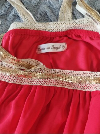 Vestido fiesta largo vaporoso talla M