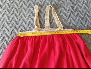 Vestido fiesta largo vaporoso talla M