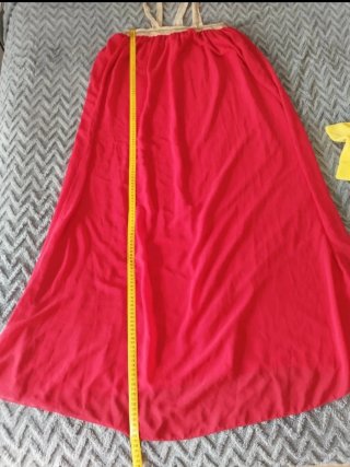 Vestido fiesta largo vaporoso talla M