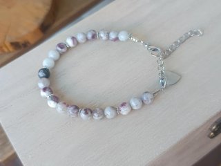 Pulsera artesanal piedras naturales