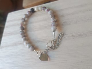 Pulsera artesanal piedras naturales