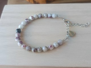 Pulsera artesanal piedras naturales